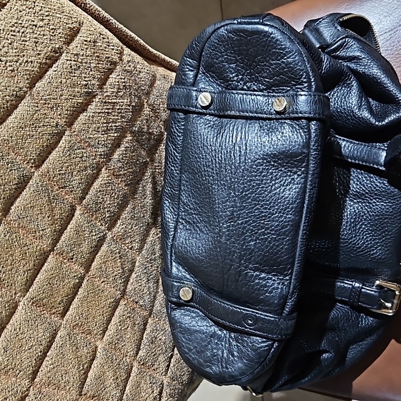 Michael Kors Bedford Legacy Black Leather Satchel Bag - Picture 4 of 6